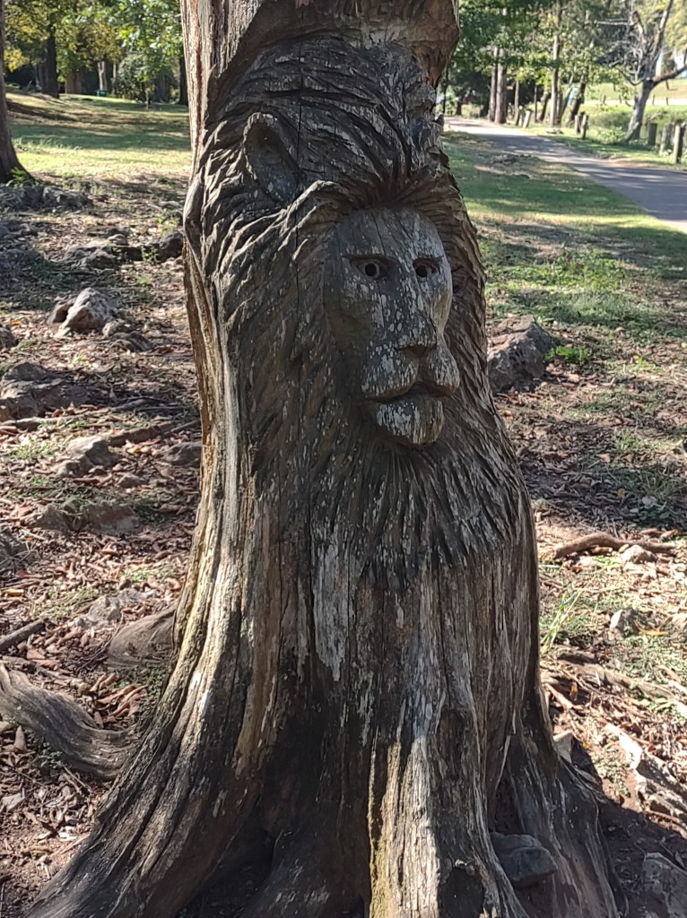 Alabama
Montevallo AL
Tim Tingle
Tinglewood
Tinglewood Festival
Orr Park
Traveling with the Trapps
Wood Carvings